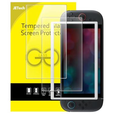 Imagem de JETech Película de Vidro Temperado Fosca para Nintendo Switch 2 2025, Protetora de Tela Antirreflexo 9H com Ferramenta de Instalação Rápida, Toque Suave e Anti-Impressão Digital, Pacote com 2