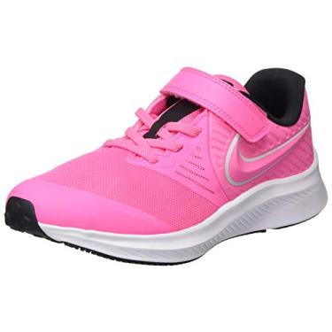 Imagem de Nike Kids Star Runner 2 (Little Kid) Pink Glow/Photon Dust/Black/White 3 Little Kid M