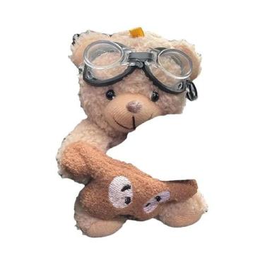 Imagem de Enfeites De Espelho Retrovisor Com Sinal De Urso Fofo Para Decoração D