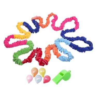 Imagem de RNXRZANK Banda Elástica Cooperativa para Crianças, Jogo de Construção de Equipe, Educação, Playground, Entretenimento, Brinquedo, Jardim de Infância, Corda Elá, 500cm