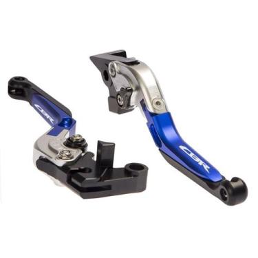 Imagem de Par Manete Esportivo Articulado Gravado A Laser Cbr 250 500 - Especiai