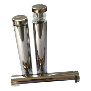 Imagem de Prolongador 19X100Mm Inox Vidro Madeira Acrílico Kit 4 Unid - AGS