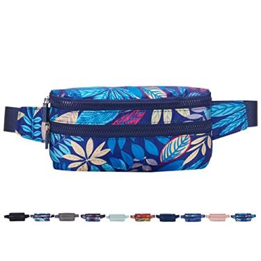 Imagem de Goothdurs Pochete para mulheres, homens, moda, bolsa de cintura, impermeável, com cinto ajustável para corrida, viagem, caminhada, ciclismo, dinheiro