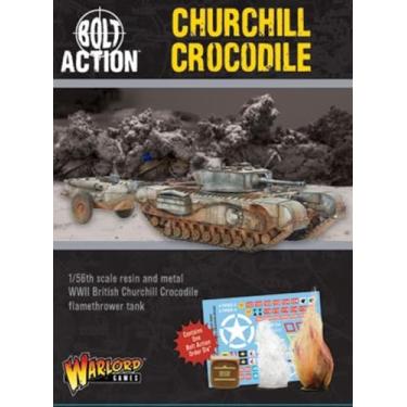 Imagem de Warlord Games Churchill Crocodile Tanque modelo britânico escala 1:56/28 mm para Bolt Action Miniaturas altamente detalhadas da 2ª Guerra Mundial