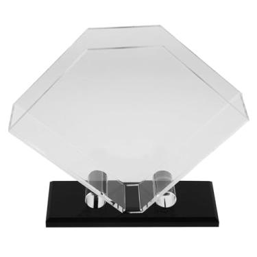 Imagem de Porta-guardanapos de acrílico transparente para casa restaurante hotel suprimentos moderna sala de estar decoração de jantar rack de guardanapo (L)