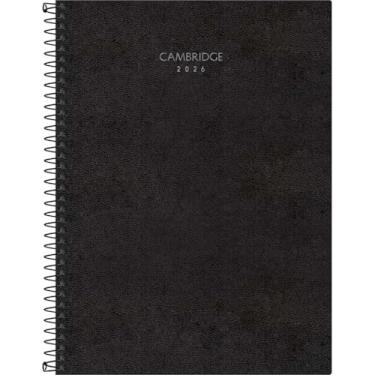 Imagem de Tilibra - Planner Executivo Espiral 20 x 27,5 cm Cambridge 2026 - Preta