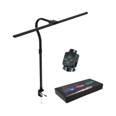 Imagem de Luminária De Mesa LED De Cabeça Dupla Com Controle Remoto, 5 Modos De 