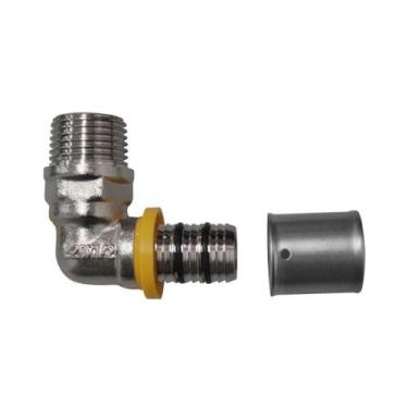 Imagem de Cotovelo Com Rosca Macho Para Gás 16mm 1-2 Astra