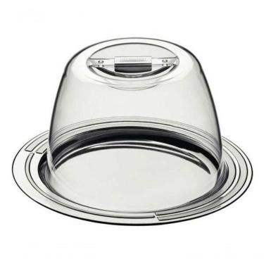 Imagem de Porta-queijo Tramontina Ciclo Em Aço Inox 20cm