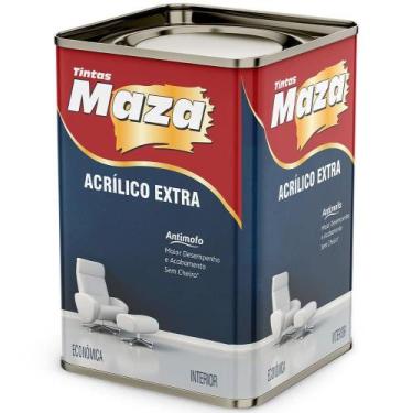 Imagem de Tinta Acrílica Extra Gelo Fosco 18L - Maza