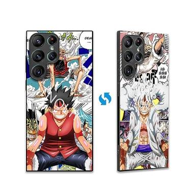 Imagem de TNOLTK Capa 3D Anime Motion para Samsung Galaxy S23 Ultra - 17.3 cm à prova de choque macia anti-arranhões capa de mangá legal alterável