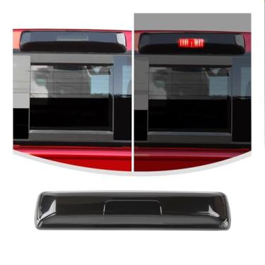 Imagem de Linskip 3ª capa de luz de freio compatível com Chevy Colorado/GMC Canyon 2015-2025+, traseira de centro alto, terceiro protetor de freio, acessórios externos (escuro escuro)