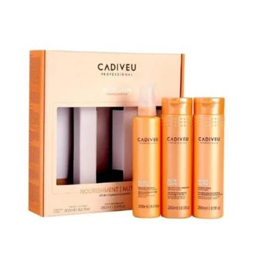 Imagem de Cadiveu Nutri Glow Kit De Limpeza Home Care 3 Produtos