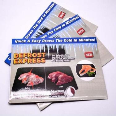 Imagem de Tabua Descongelar Carne Alimentos Placa Descongelante Rapido Magica Cozinha Churrasco Defrost