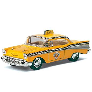 Imagem de Versare Anos Dourados Miniatura 1:40 1957 Chevrolet Bel Air Escala Taxi de Táxi Retrô