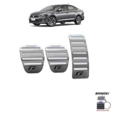 Imagem de Pedaleira Manual Gravação em Prata Virtus R-Line