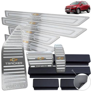 Imagem de Descanso De Pé Pedaleira Soleira Tracker Premier Prata