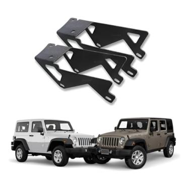 Imagem de Par Suportes De Coluna Duplo Milha Led Jeep Wrangler 06-18 Completo Não Se Aplica