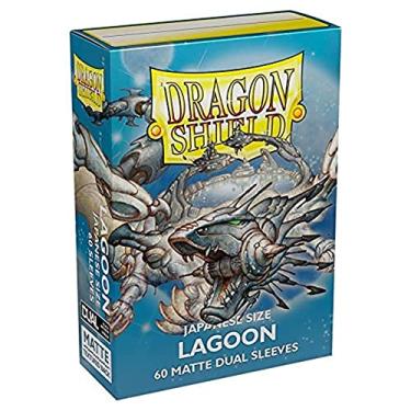 Imagem de 2 Packs Dragon Shield Dual Matte Mini Japanese Lagoon 60 ct Card Sleeves Value Bundle!