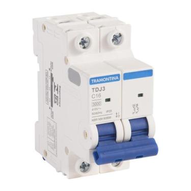 Imagem de Disjuntor bip 16a bco din.tramonti - TRAMONTINA