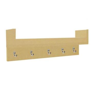 Imagem de Porta Chave Com Prateleira Natural Em Mdf - Móveis Trovarelli
