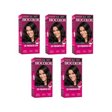 Imagem de Coloraçao Biocolor Creme 5.1 Castanho Cinza - 5Un