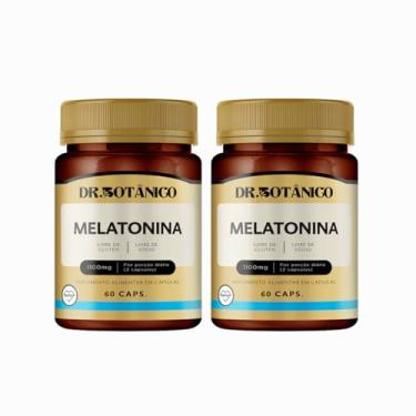 Imagem de MELATONINA DR. BOTANICO 60 Cápsulas Kit 2 Unidades