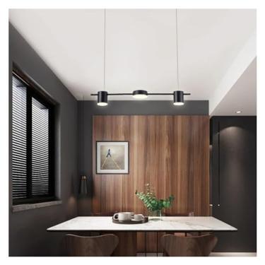 Imagem de Luzes suspensas de LED modernas compatíveis com lustre de sala de estar, lâmpadas suspensas de cozinha compatíveis com teto sobre a mesa de jantar, luminária pendente de lustre