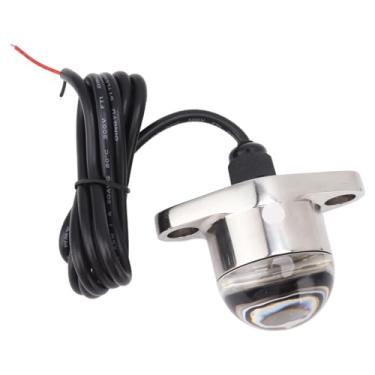 Imagem de aqxreight Luzes de Navegação de Proa LED 12V para Barcos - Luz Subaquática Marítima de Aço Inoxidável IP68 para Iates, Piscinas e Fontes (Luz Branca)