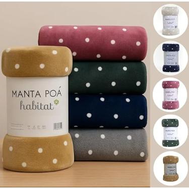 Imagem de Manta Poá Casal Habitat Antialérgica Macio 2,00m x 2,20m (Bege)