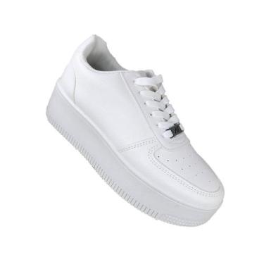 Imagem de Tênis Urban Women's Platform White 3136 - Lightbek Official Store