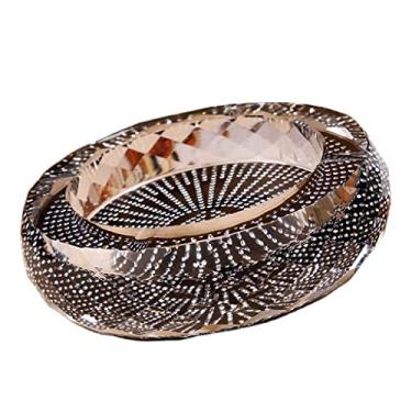 Imagem de Cinzeiro de ervas daninhas cinzeiro de vidro, cinzeiro de vidro, móveis de moda para casa, presentes personalizados cinzeiros para cigarros (C)