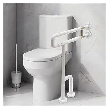 Imagem de Barras de apoio para deficientes de 60 cm, corrimão de segurança de banheiro para idosos, trilho de banheiro de aço inoxidável, suporte de trilho de mão para idosos com deficiência, barra de apoio de