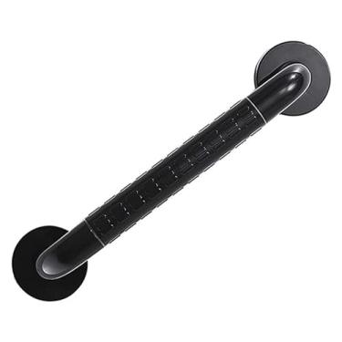 Imagem de Barra de apoio para banheiro, toalheiro, corrimão, antiderrapante, para banheiro, aço inoxidável, preto, suporte de segurança, trilho de mão, apoio de braço, toalheiro