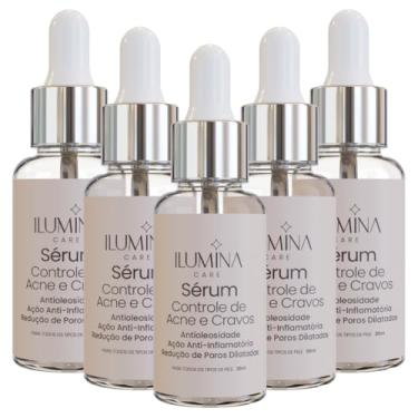 Imagem de Ilumina Care, 5 Sérum Facial Anti-Acne Controle Cravos 30ml Ilumina Care