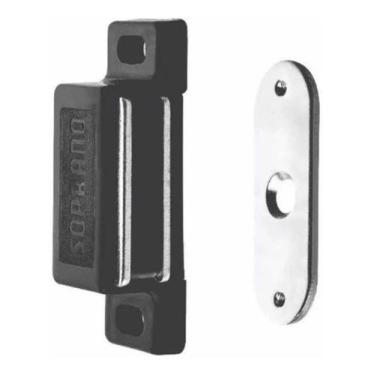 Imagem de 41 Unidades Fecho Magnético Porta Guarda Roupa Cor Preto - comercialol