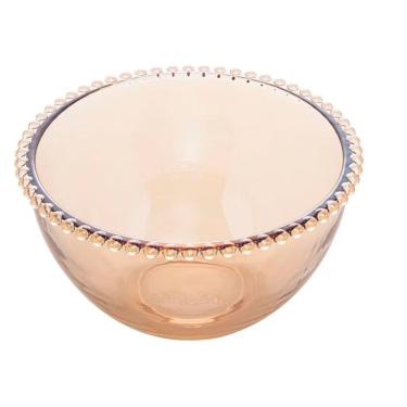 Imagem de Saladeira Wolff Pearl Em Cristal 1950ml Ambar