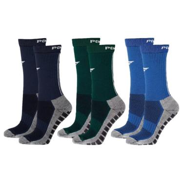 Imagem de Kit 3 Pares de Meias Penalty Grip Masculina