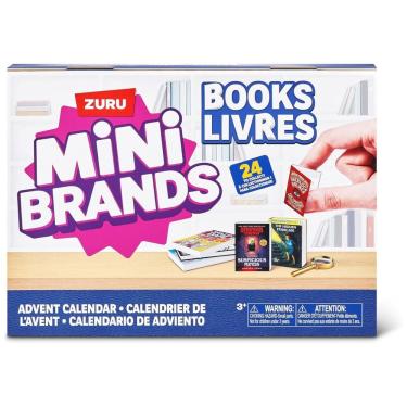 Imagem de Calendário do Advento Mini Brands Books da ZURU, Brinquedos Colecionáveis para Meninas, Meninos e Colecionadores