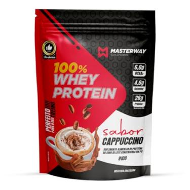 Imagem de Whey Protein Concentrado 910g - Masterway Suplementos - Cappuccino