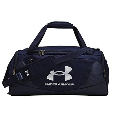 Imagem de UNDER ARMOUR Bolsa esportiva unissex bolsa de ombro bolsa de viagem Undeniable 5.0 Duffle, Azul-marinho