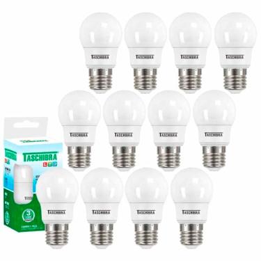 Imagem de 12 Lâmpada Bulbo Led Tkl 30 4,9w Taschibra Luz Fria 6500k