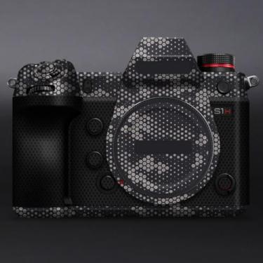 Imagem de S1H Adesivo de capa de câmera antiarranhões para Panasonic Lumix S1H Película Protetora Decalques S1H (Titânio Mamba)