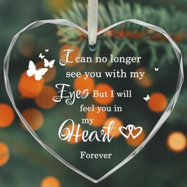 Imagem de Enfeite de cristal memorial para entes queridos, presente de lembrança, lembrança de simpatia para entes queridos, decoração de luto sincero