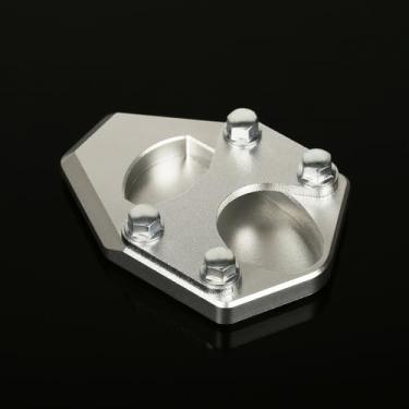 Imagem de Prata CT125 Extensor de suporte lateral para pés acessórios de placa de suporte compatíveis com Trail125 2021-2023 Ct125 2020-2023