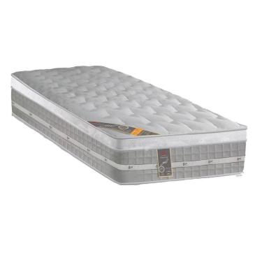 Imagem de Colchão Solteiro Espuma Viscoelástico Visco Gel Molas Ensacadas Premium Euro Pillow (88x188x32) - Castor