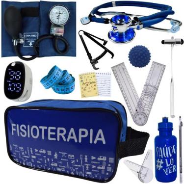 Imagem de Kit Fisioterapia Maleta Goniometro Martelo Buck Completo - Love Saude,