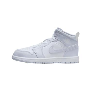 Imagem de Tênis infantil Jordan 1 Mid (FD8781-400, Cobalt Bliss/cinza neutro/branco), Cobalt Bliss/cinza neutro/branco, 10.5 Little Kid