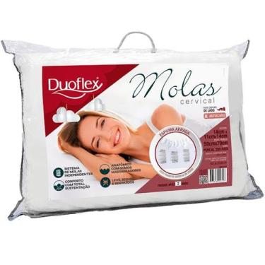 Imagem de Travesseiro molas cervical 14cm duoflex