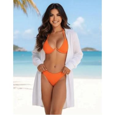 Imagem de Camisão Saida De Praia Feminina Vestido Chemise Longo Com Manga Compri